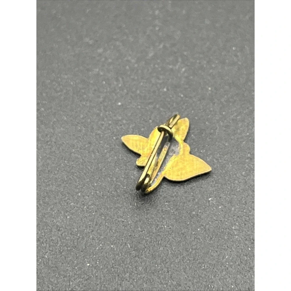 Butterfly Gold‎ Tone Tiny Lapel Hat Pin